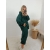 Komplet bawełniany Modern II plus size butelkowa zieleń