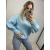 Sweter z wełną Pastel błękitny