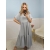 Sukienka Gracja jasno szara plus size