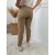Spodnie jeansowe na gumce Moon beżowe S-XXL