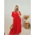 Sukienka Irene czerwona plus size