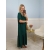 Sukienka Gracja plus size butelkowa zieleń