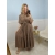 Sukienka Irene plus size mokka