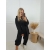 Komplet bawełniany Modern II plus size czarny