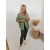Spodnie jeansowe na gumce Moon khaki S-XXL