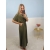 Sukienka maxi Roma khaki