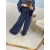 Komplet wiskozowy Ferro plus size granatowy
