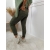 Spodnie jeansowe na gumce Moon khaki S-XXL