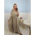 Sukienka Gracja plus size mokka