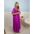 Sukienka Gracja plus size amarantowa