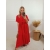 Sukienka Irene czerwona plus size
