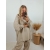 Komplet bawełniany Modern II plus size beżowy