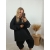 Komplet bawełniany Modern II plus size czarny