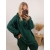 Komplet bawełniany Modern II plus size butelkowa zieleń