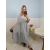 Sukienka Gracja plus size jasno szara