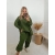 Komplet bawełniany Modern II plus size khaki