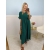 Sukienka Gracja plus size butelkowa zieleń
