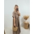 Sukienka Irene mokka plus size