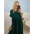 Sukienka Gracja plus size butelkowa zieleń