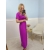 Sukienka szmizjerka midi Alice amarantowa plus size