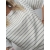T shirt Luisa  w paski kremowo szary