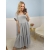Sukienka Gracja jasno szara plus size