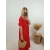 Sukienka Irene czerwona plus size