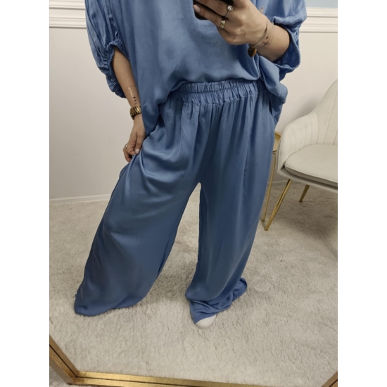 Wiskozowy kompet Vini blue jeans
