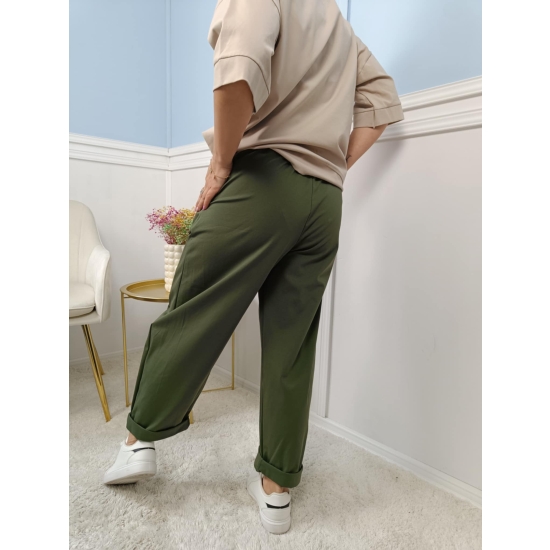 Spodnie baggy Mori khaki