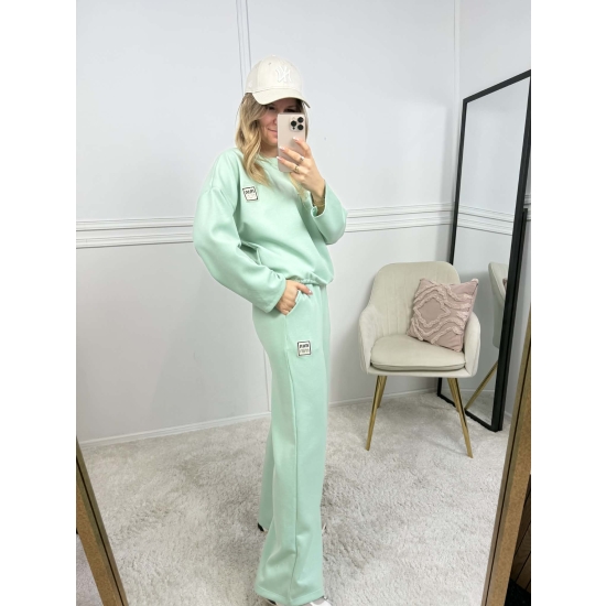 Komplet z wiązaniem Sami miętowy