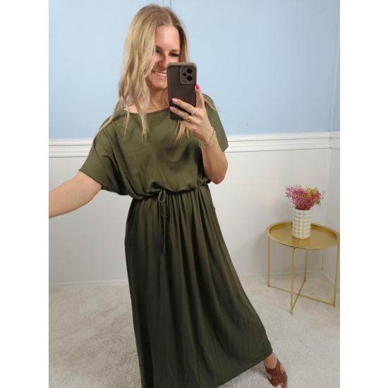 Sukienka maxi Roma khaki