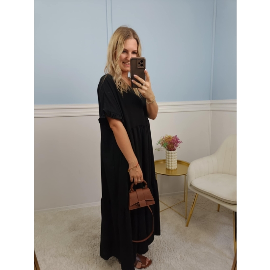 Sukienka Gracja plus size czarna