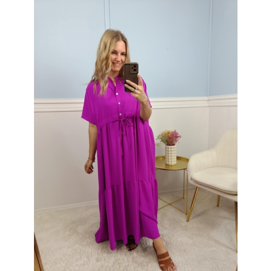 Sukienka Irene plus size amarantowa