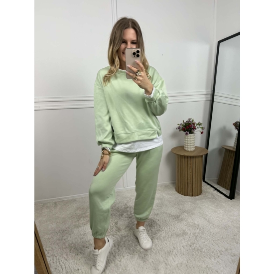 Komplet dresowy Bueno pistacja