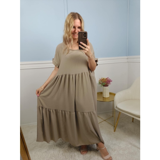 Sukienka Gracja fango plus size