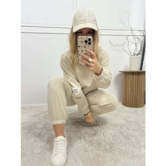 Komplet dresowy Esme beżowy