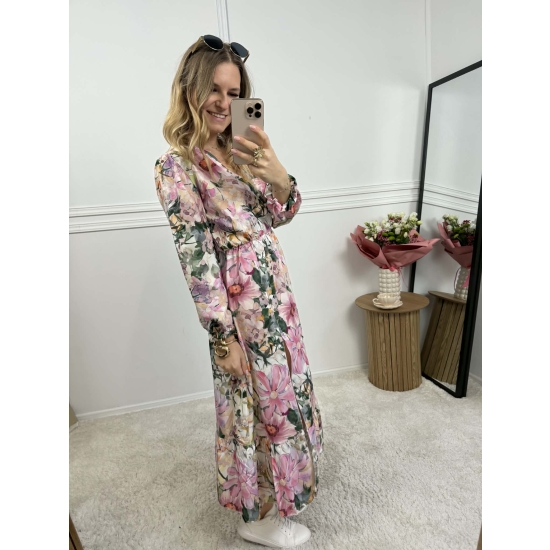 Sukienka midi Sara w wiosenne kwiaty