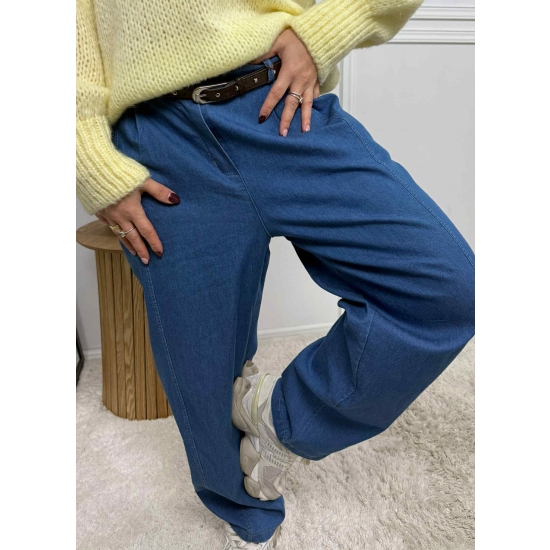 Spodnie jeansowe baggy Delfi jasne