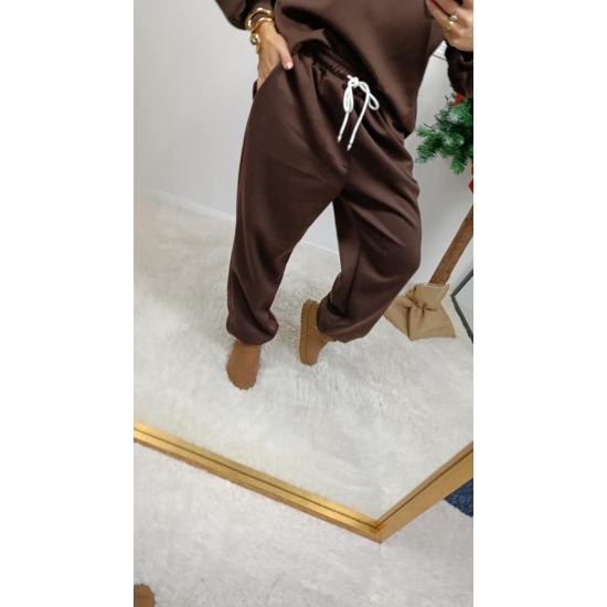 Komplet wiskozowy Margo czekoladowy