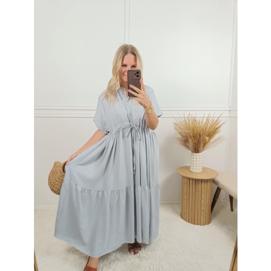 Sukienka Irene szara plus size