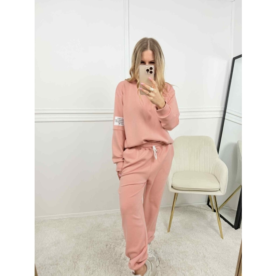 Komplet wiskozowy Zarka morelowo różowy