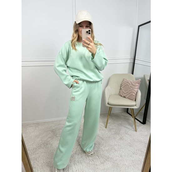 Komplet z wiązaniem Sami miętowy