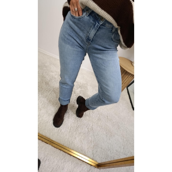 Spodnie jeansowe mom fit z wyższym stanem Goodies XS-XL