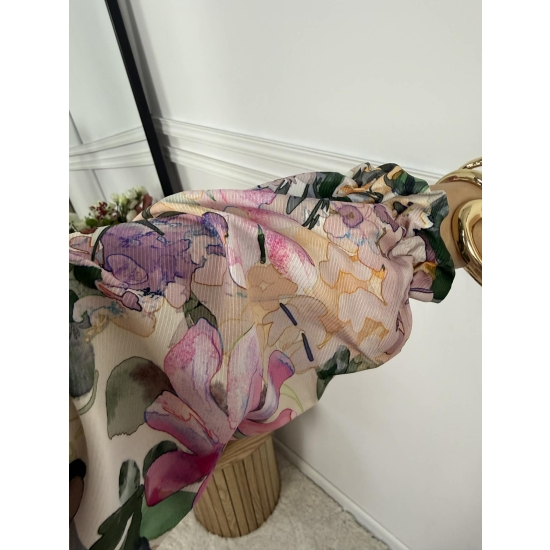 Sukienka midi Sara w wiosenne kwiaty