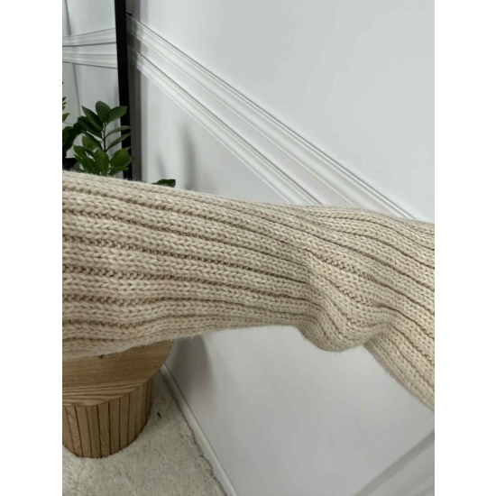 Kardigan midi Chloe beżowy