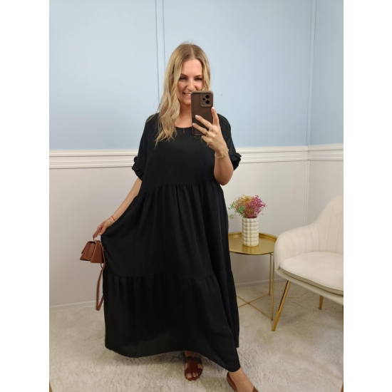 Sukienka Gracja plus size czarna