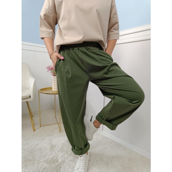 Spodnie baggy Mori khaki