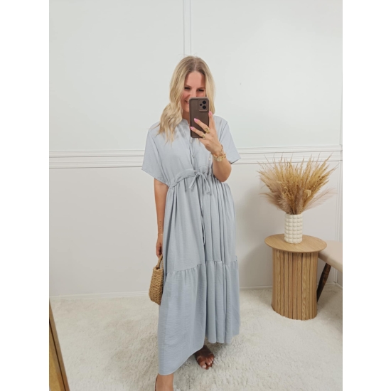 Sukienka Irene szara plus size