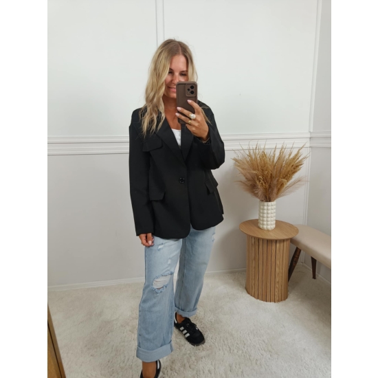 Marynarka oversize czarna