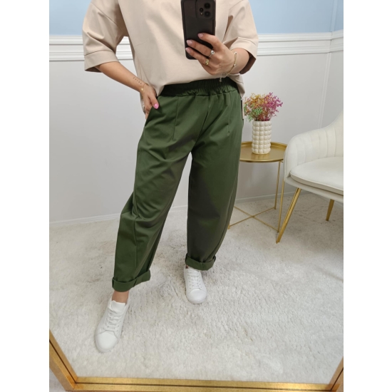 Spodnie baggy Mori khaki